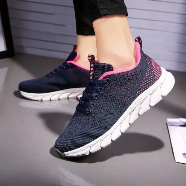 Non Slip Shoes For Old People: High-Cut Casual Sneakers, Large Sole - Image 4