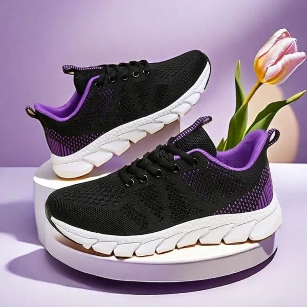 Non Slip Shoes For Old People: High-Cut Casual Sneakers, Large Sole - Image 3