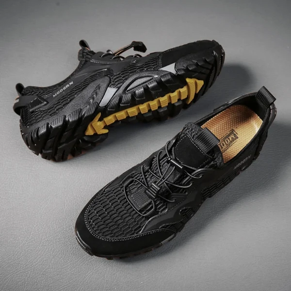 Non Slip Shoes For Men Breathable Mesh Casual Lightweight Sneakers - Image 3
