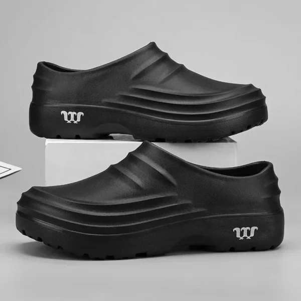 Non Slip Kitchen Shoes Casual Trendy Work Slippers - Image 2
