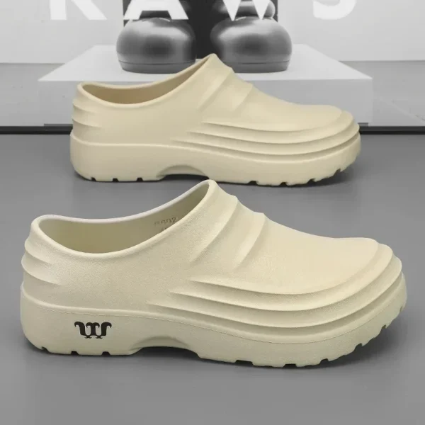 Non Slip Kitchen Shoes Casual Trendy Work Slippers - Image 4