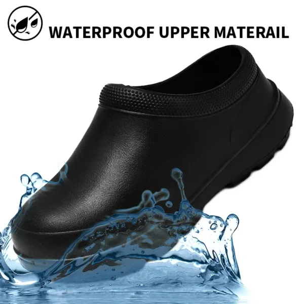 Non Slip Kitchen Shoes: Waterproof Chef Clogs for Work and Comfort - Image 3
