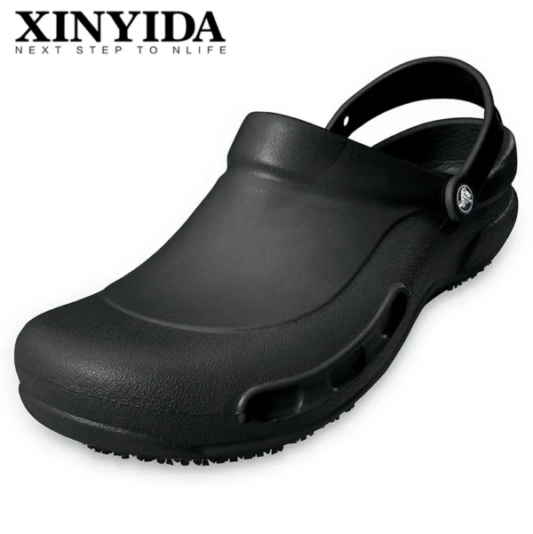 Non Slip Kitchen Shoes: Waterproof Chef Clogs.