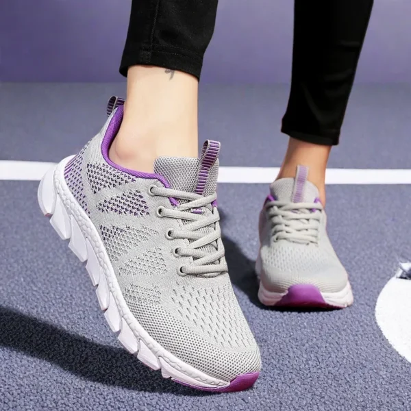 Non Slip Shoes For Old People: High-Cut Casual Sneakers, Large Sole - Image 2