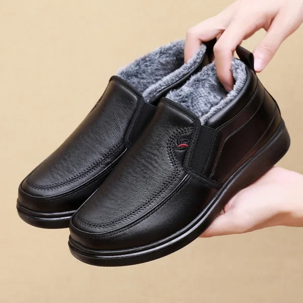 Non Slip Shoes For Old People Waterproof Warm Cotton Casual Boots