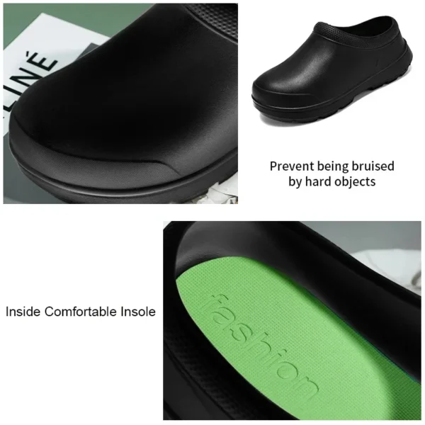 Non Slip Kitchen Shoes: Waterproof Chef Clogs for Work and Comfort - Image 6