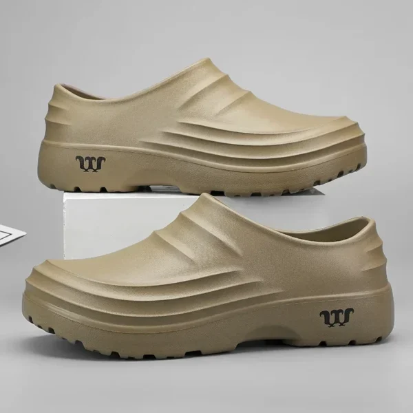 Non Slip Kitchen Shoes Casual Trendy Work Slippers - Image 5