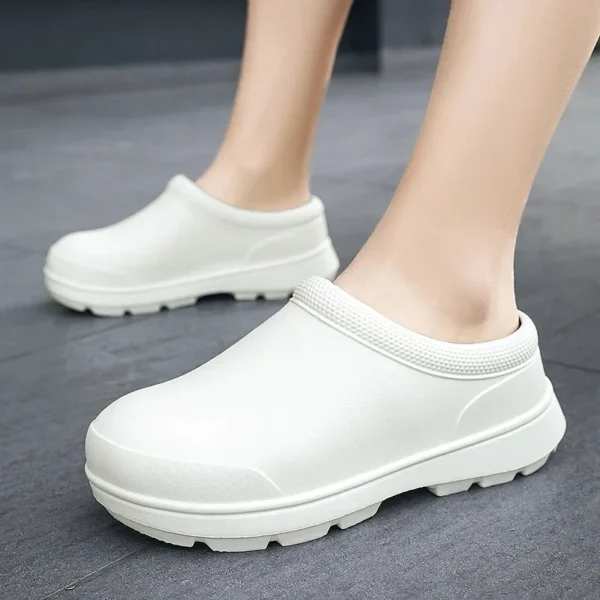 Non Slip Kitchen Shoes: Waterproof Chef Clogs for Work and Comfort