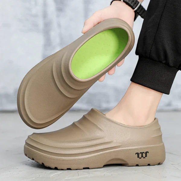 Non Slip Kitchen Shoes Oil-proof Sandals - Image 5